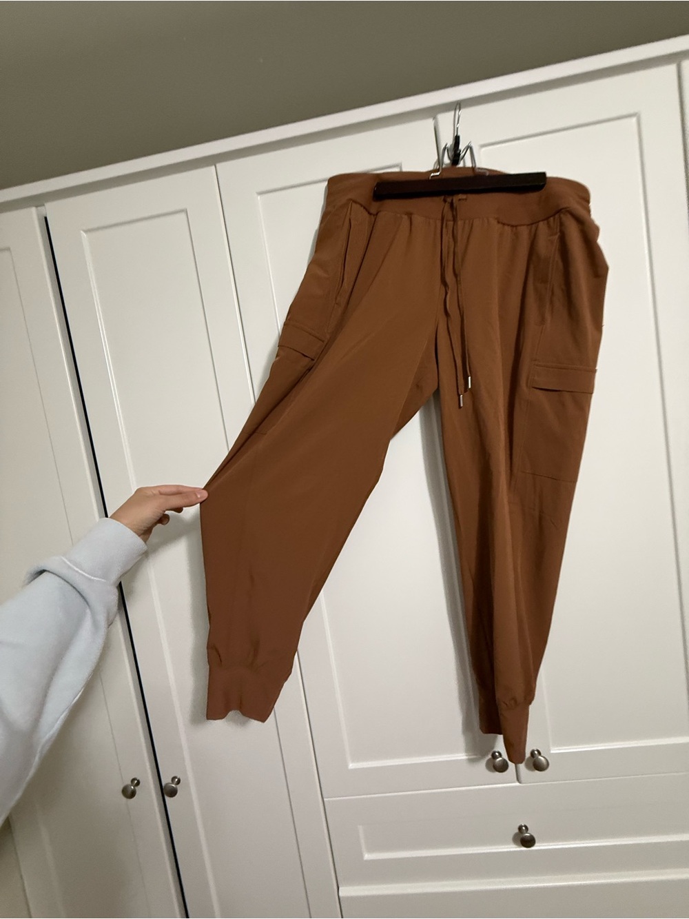 NWT Calia Rust Brown Pull-On Cargo Pants